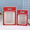 Kraft Paper Cute Gift Bags W/ Clear Window