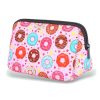 Waterproof Nylon Cosmetic Bag w/ Zipper