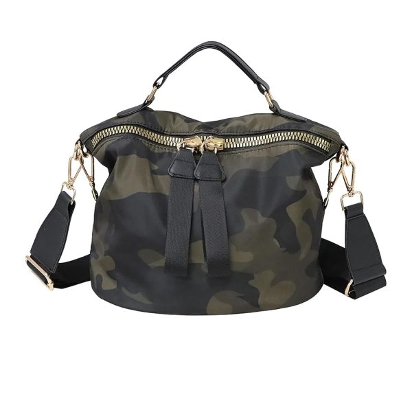 Anti Theft Foldable Nylon Crossbody Handbag