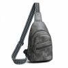 Vintage PU Sling Bag w/ Adjustable Strap