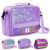 Kids 5L Insulated Polyester Lunch Bag w/ Bottle Holder