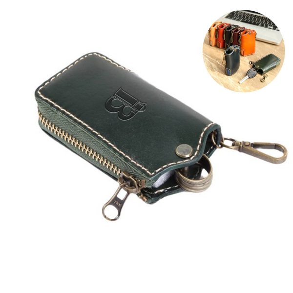 Lastra Leather Key Ring Case