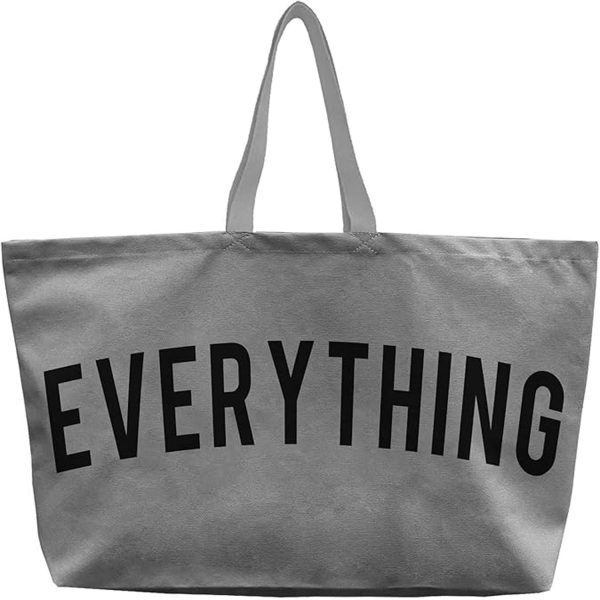 Large Capacity Portable Canvas Tote Bag