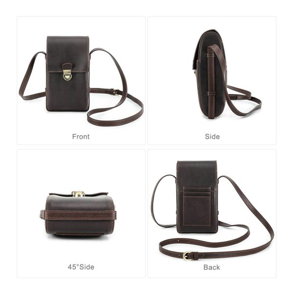 Faux Leather Trendy Waterproof upscale Cross-body Bags Women