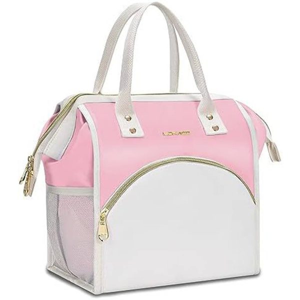 10L Wide Open Nylon Insulated Lunch Cooler Tote Bag w/Handle