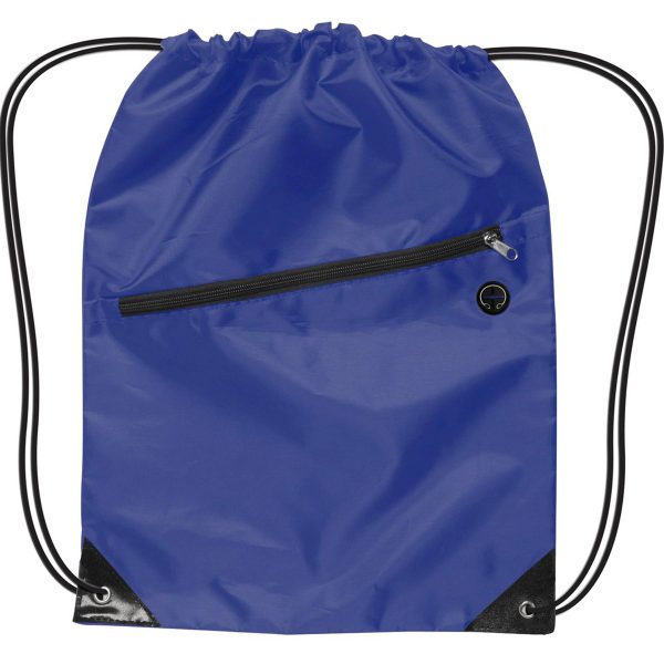 420D Oxford Drawstring Backpack With Front Pocket