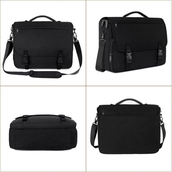 15.6 inch Waterproof Nylon Laptop Messenger Bag