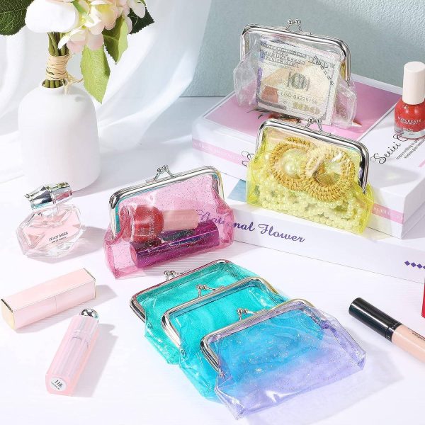 PVC Sequin Transparent Coin Wallet