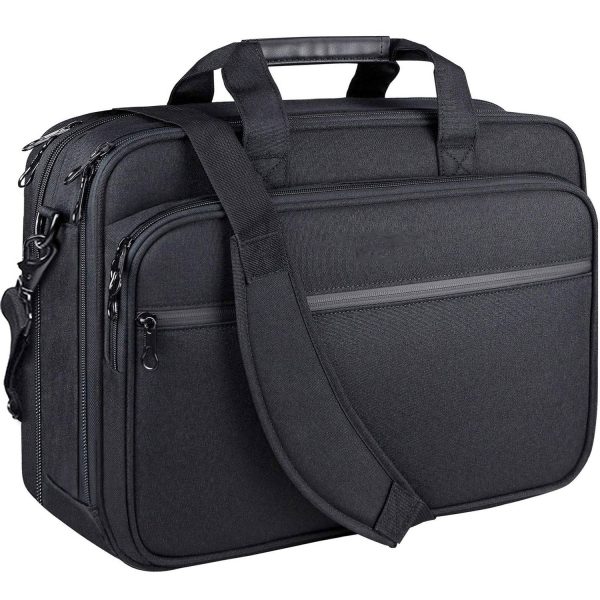 RFID Blocking Waterproof Oxford Laptop Bag Briefcase