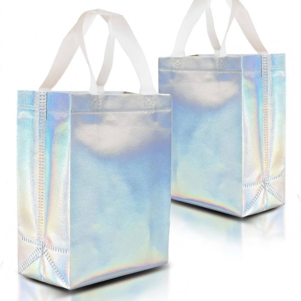 Holographic Non-Woven Laminated Gift Bag w/ Handle