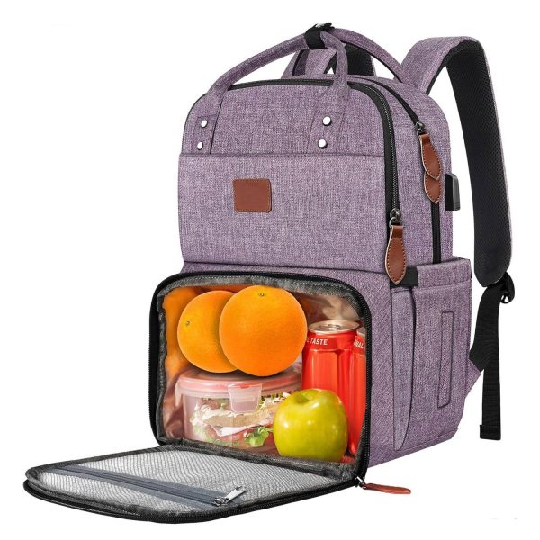 Oxford Laptop Backpack w/ 12 Can Cooler Compartment