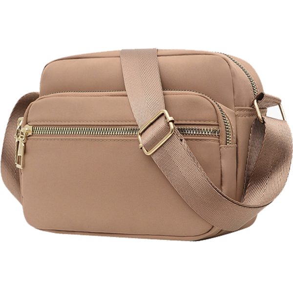 Nylon Crossbody Bag w/ Adjustable Shoulder Strap