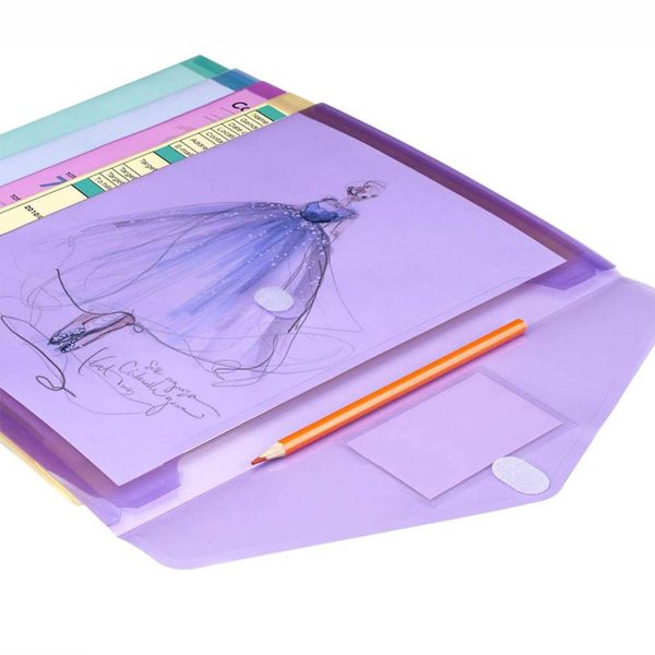 Transparent Waterproof A4 Velcro File Bag