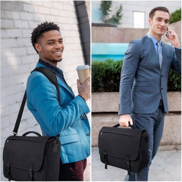 15.6 inch Waterproof Nylon Laptop Messenger Bag
