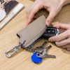 cowhide waist-hanging car key case