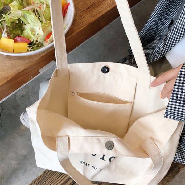 Retro-Style Canvas Bag