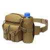 Outdoor Tactical Waist Slip Pack With Water Bottle Holder