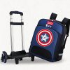 Captain America Rolling Schoolbag
