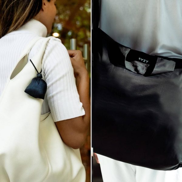 Foldaway Nylon Tote Bag for Shopping Travel