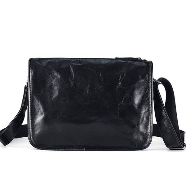 Premium Leather Messenger Tote Bag for Men