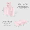 Bow Design PVC Translucent Tote Bag w/ Phone Pouch