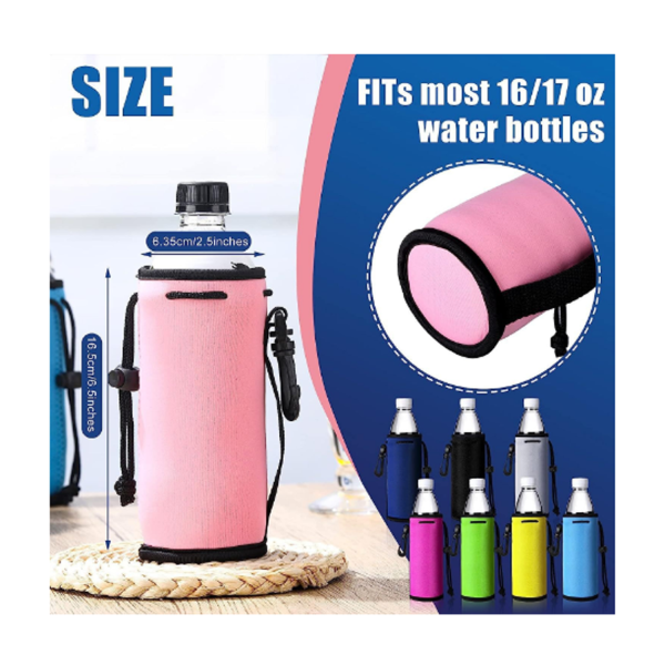 Custom Drawstring Neoprene Water Bottle Insulators