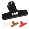 4 inch Plastic Clip - Transparent File & Snack Bag Sealer