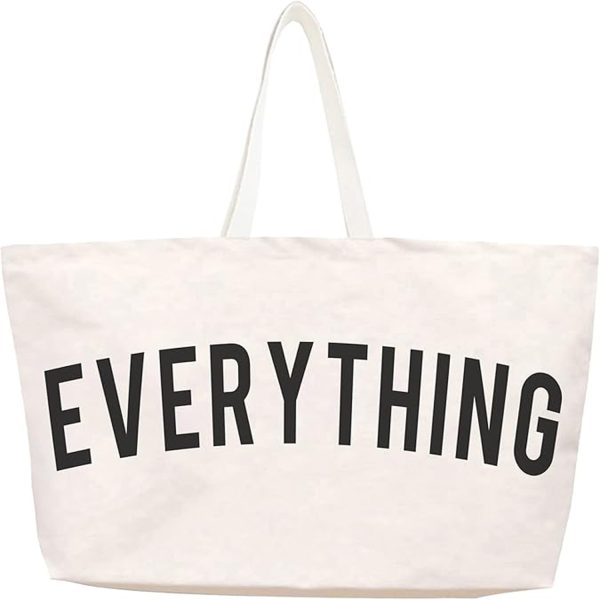 Large Capacity Portable Canvas Tote Bag
