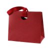 Colorful Paper Gift Tote Bags W/ Handheld Ribbon