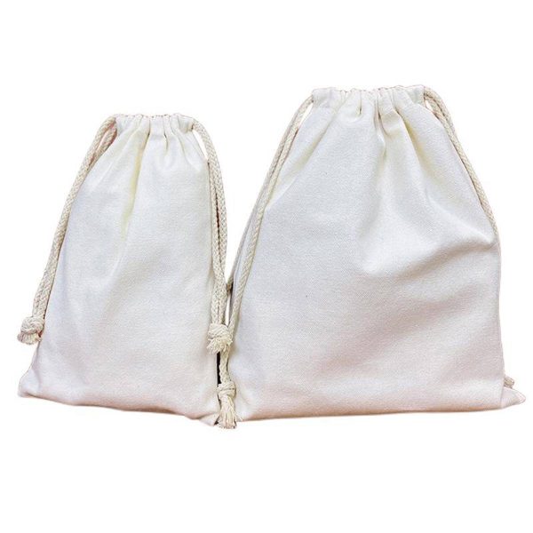 Cotton Drawstring Houseware Bag