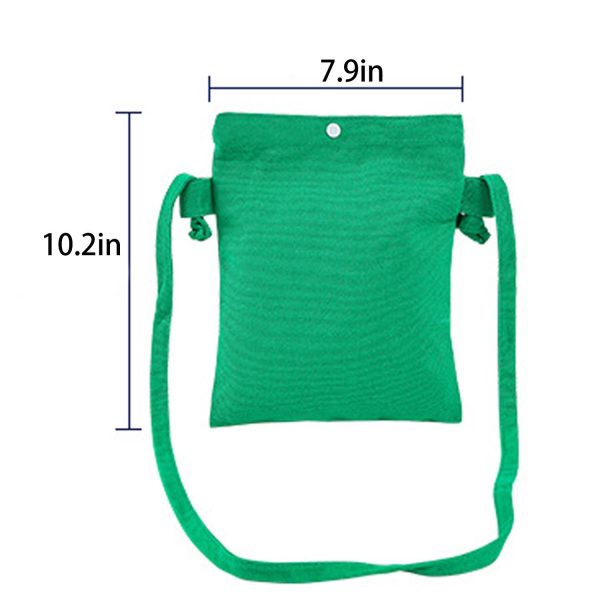 Custom Logo Mini Canvas Crossbody Shoulder Bag