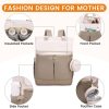 Polyester Diaper Backpack w/ Insulated Pockets Changing Pad