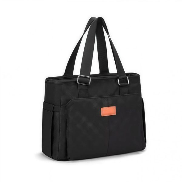 9L Oxford Insulated Cooler Lunch Bag w/ Pockets for Office