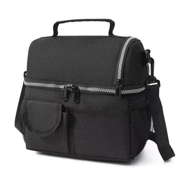 9L Double Decker Oxford Insulated Cooler Lunch Bag
