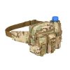 Outdoor Tactical Waist Slip Pack With Water Bottle Holder
