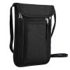 Travel Canvas Neck Wallet w/ RFID Blocking Passport Holder