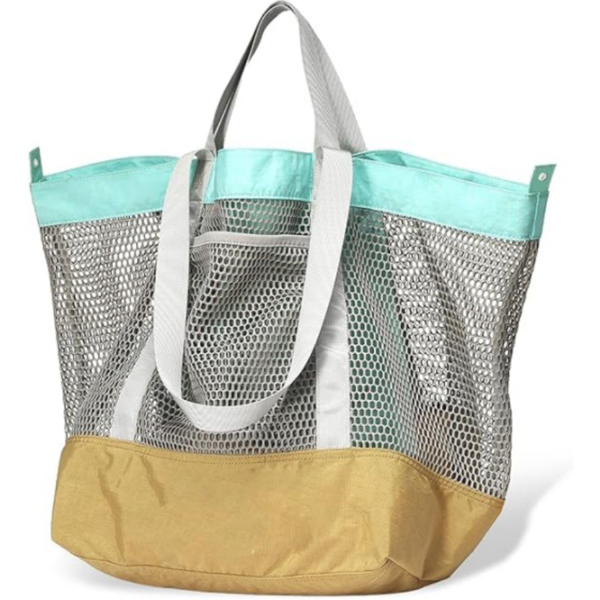 Large Capacity Foldable Nylon Mesh Tote Bag