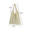 Polyester Mesh Crochet Beach Tote Bag for Summer Travel