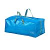 76L Portable PE Laminated Zipper Woven Storage Bag