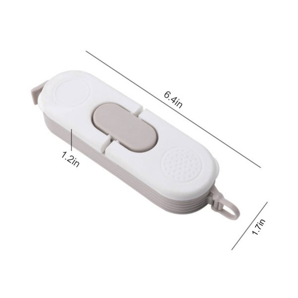 Multifunctional Double opening discharge nozzle sealing clip