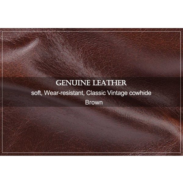 Men's Genuine Leather Slim Zip Wallet