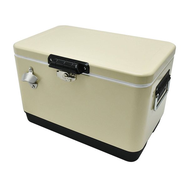 Car mounted outdoor retro iron cooler insulated case