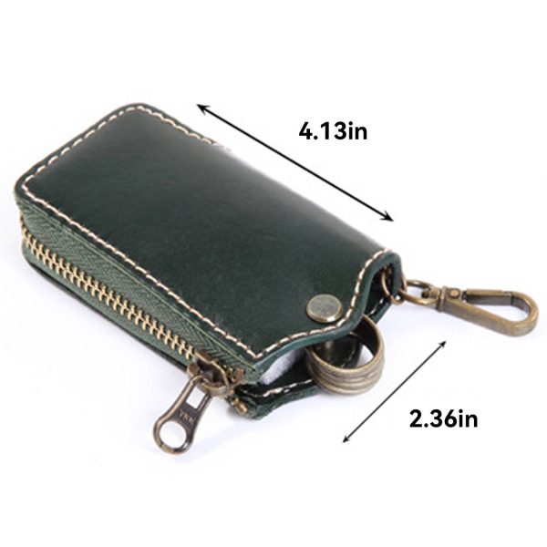 Lastra Leather Key Ring Case