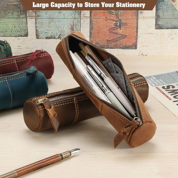 Genuine Leather Pencil Case