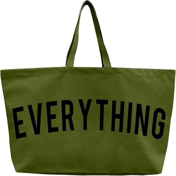 Large Capacity Portable Canvas Tote Bag