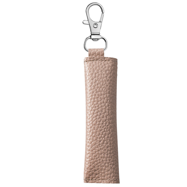 Litchi pattern coin earphone cable storage keychain
