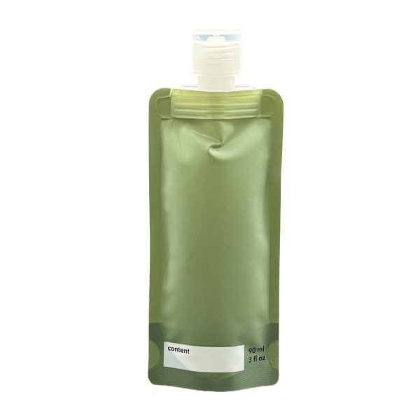 3oz Refillable Squeeze Toiletry Pouch for Travel