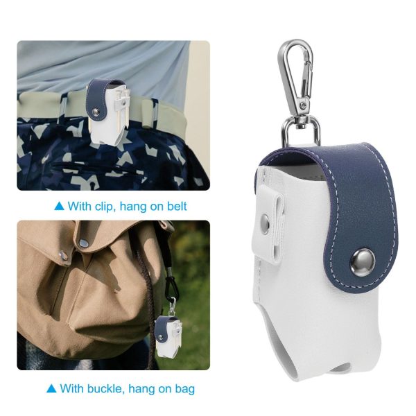 PU Leather Golf Ball Waist Bag w/ Buckle