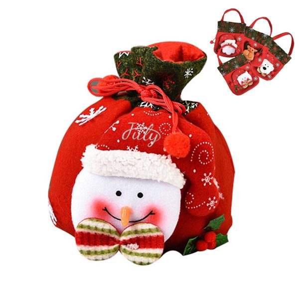 Christmas Drawstring Gift Bags
