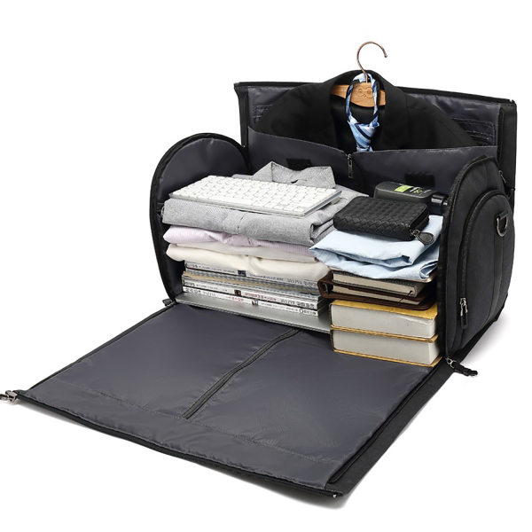 Large-capacity crossbody and hand-held travel bag